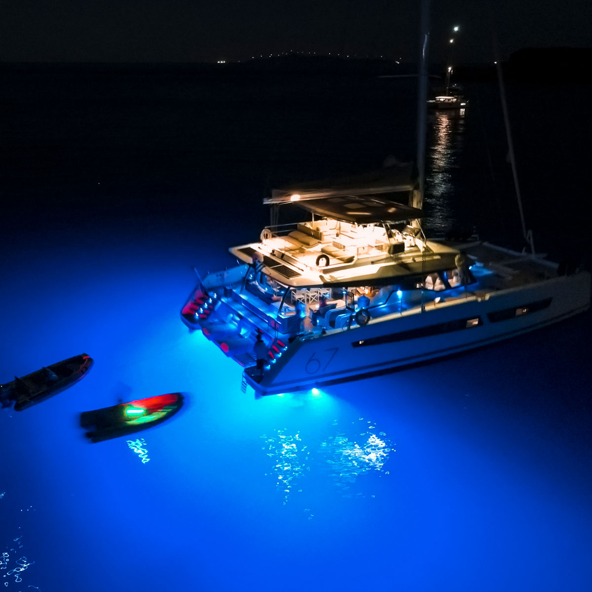 yacht underwater lights